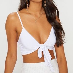White Crop Top
